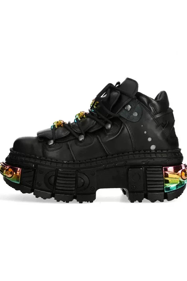 Point Design Metallic Sneakers