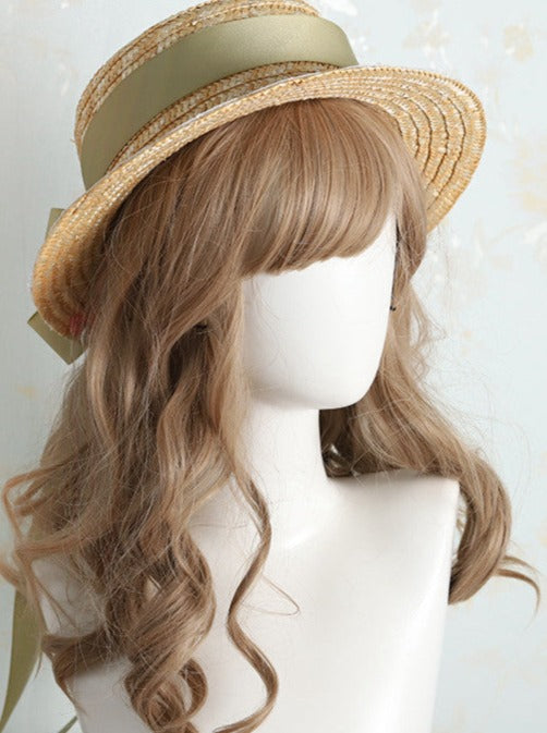 Back Big Ribbon Girly Summer Hat