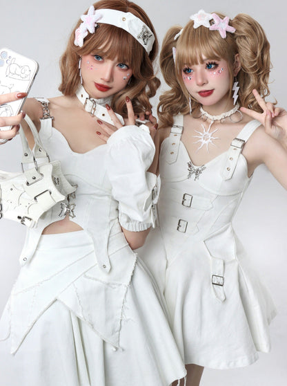 Y2k Gradient Dress + Gradient Set
