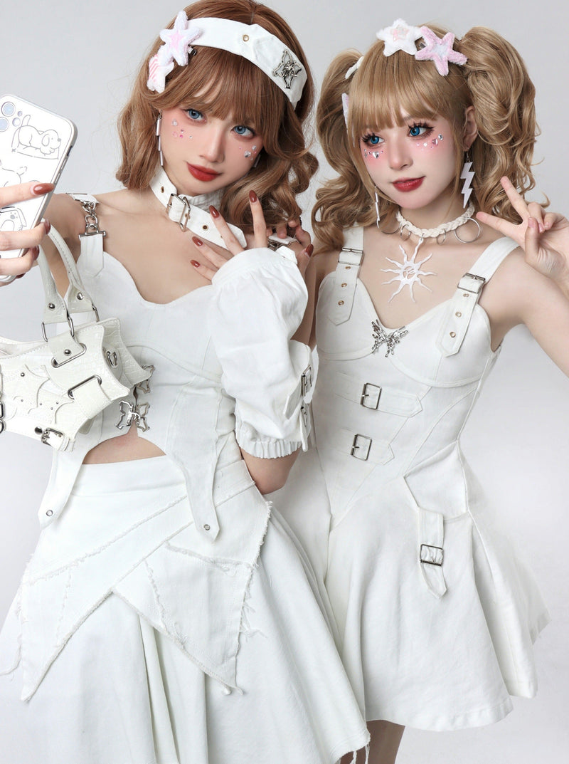 Y2k Gradient Dress + Gradient Set