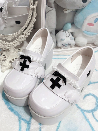 [angel Style] Medical Lace Platform Shoes