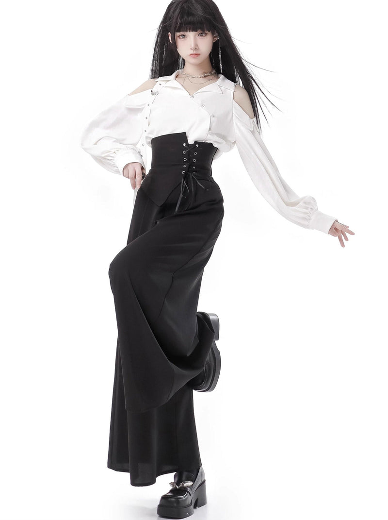 Moonlight Bamboo Leaf Dark Chinese-style Suit