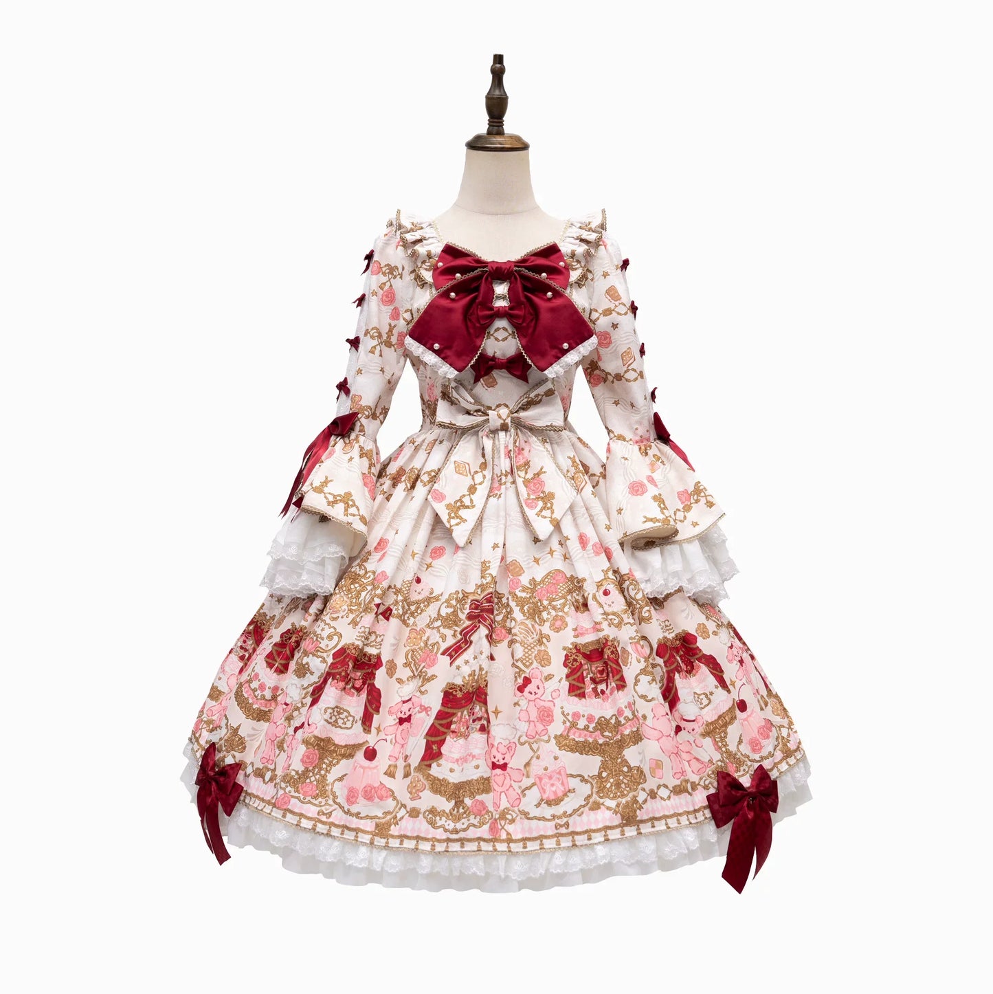 [pre-order Deadline: April 26] Retro Romance Sweet Lolita Ribbon Cake Print Series Accessories