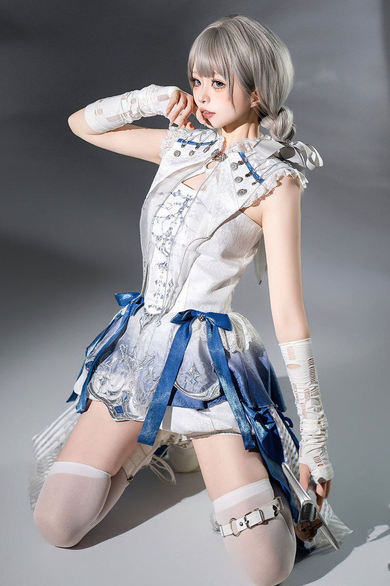 [pre-order] Prince Mode Suspender Skirt + Shorts + Shawl