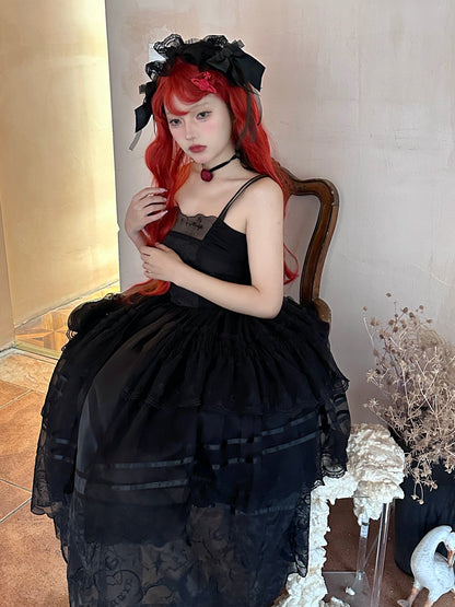 Summer Tiered Lolita Dress + Lolita Jumper Skirt