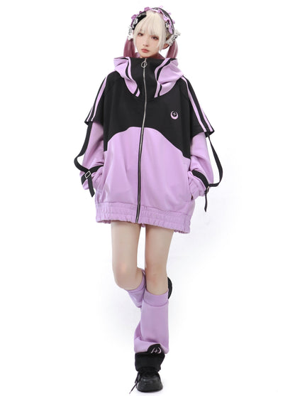 [angel Style] Mineral Series Subculture Cyber Jersey Set