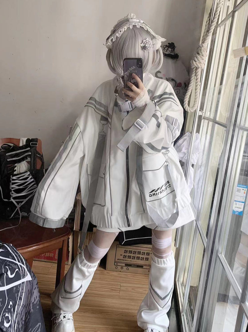 [angel Style] Charge Electronics Original Cyberpunk Sportswear Jacket