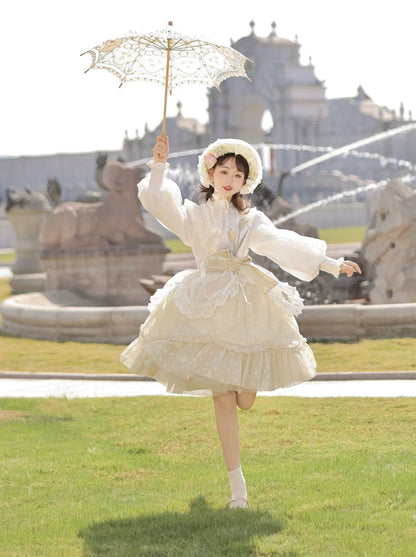 Pure Girly Tulip Ruffle Lolita Dress