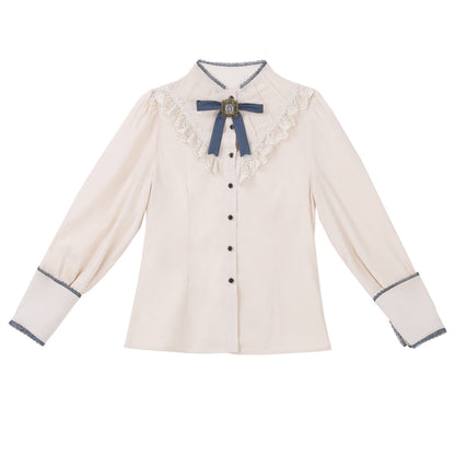 [pre-order] Retro Lolita Classic Blouse Skirt Shawl Suit