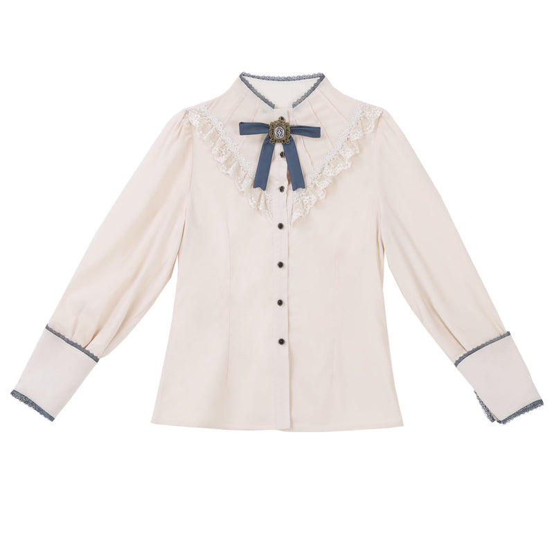[pre-order] Retro Lolita Classic Blouse Skirt Shawl Suit