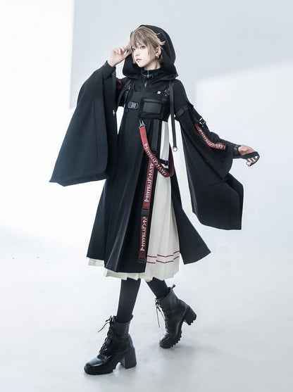 Wasteland Cool Hooded Cardigan + Jumper Skirt + Inner Top [pre-order]