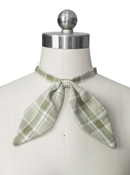 Secret Morning Post Green Tea Color Retro Sweet Cool Vest Shirt Cropped Pants