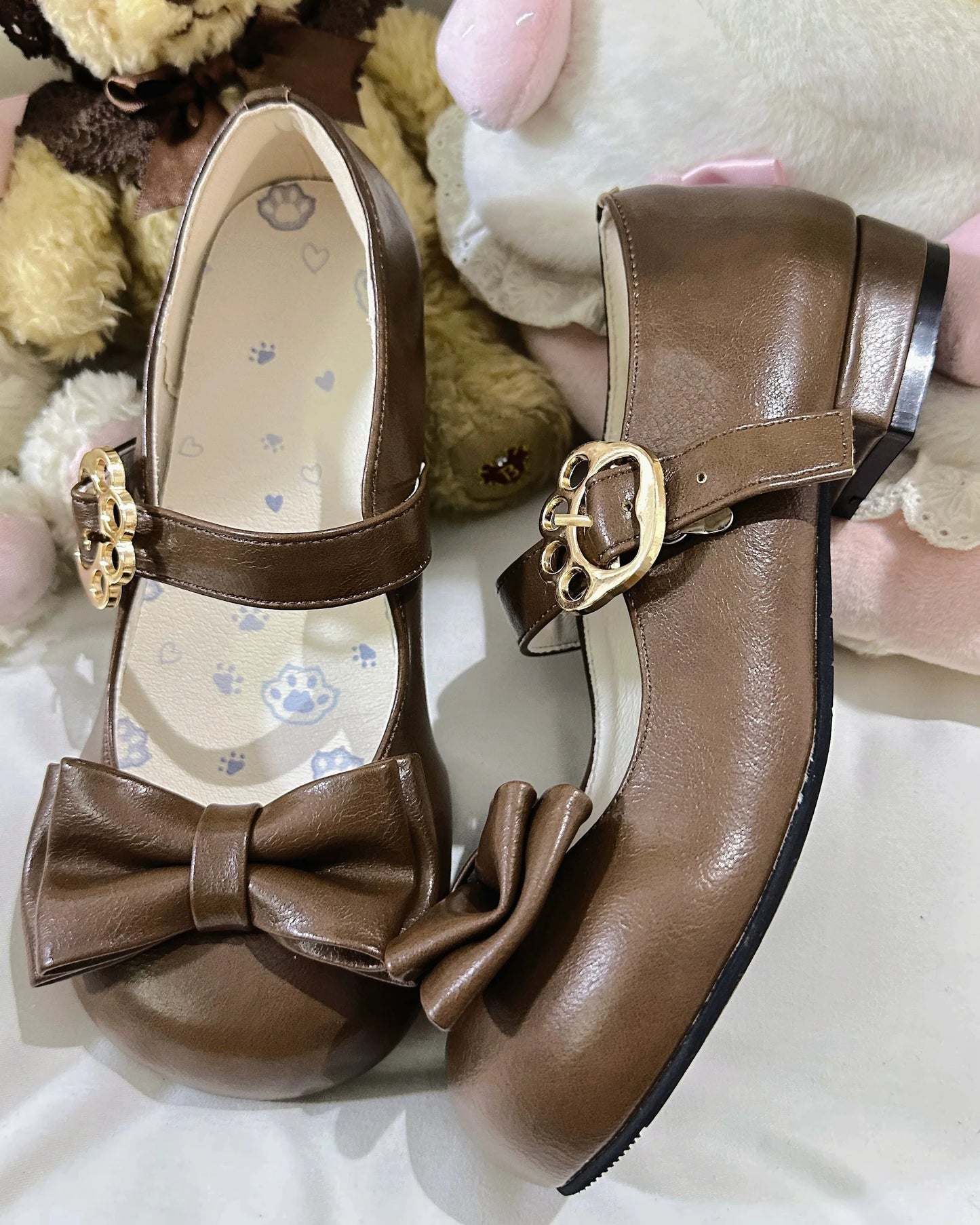 Glossy Ribbon Lolita Shoes