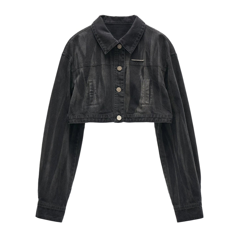 Retro Denim Skirt + Jacket + Top