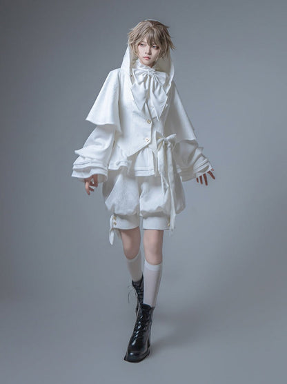 Bunny Prince Hooded Coat + Balloon Shorts + Long Pants [pre-order]