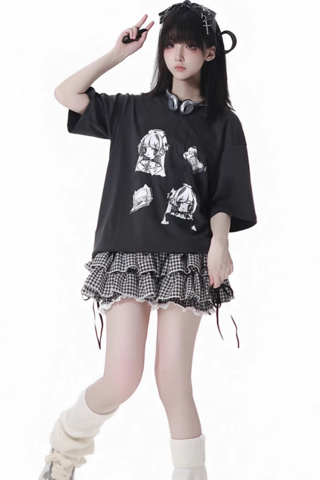 Heat Beat Mode T-shirt + Skirt Pants