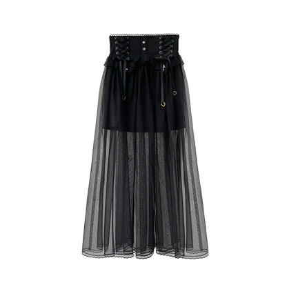 [pre-order] Jirai Cape Top + Sheer Skirt + Ribbon
