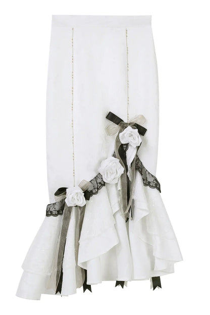 [pre-order] Flower Skirt + Ruffle Top + Waist Belt