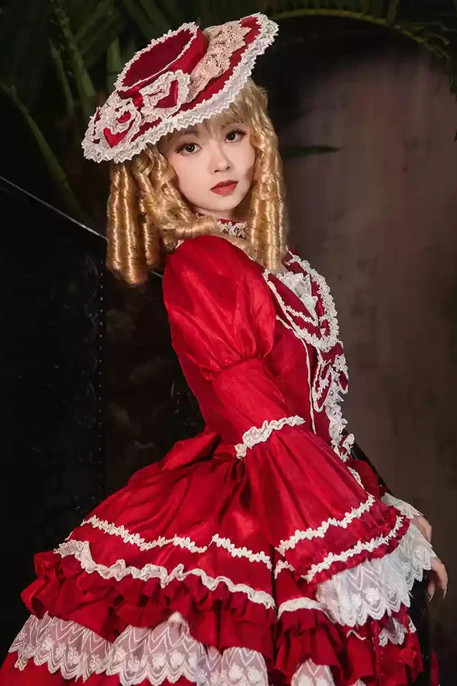 [order Deadline: January 19] Eternal French Doll Princess Sleeve Dress + Hat