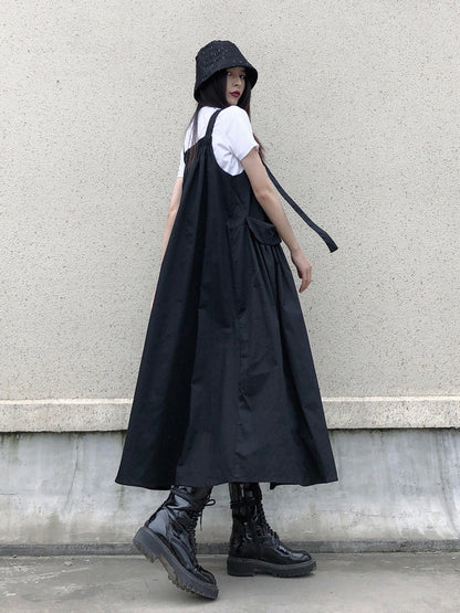 Loose Strap Mode Skirt