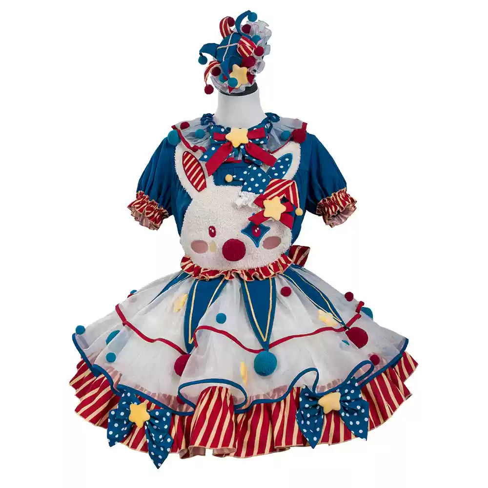 [pre-order] Circus Piero Bunny Dress Set Complete