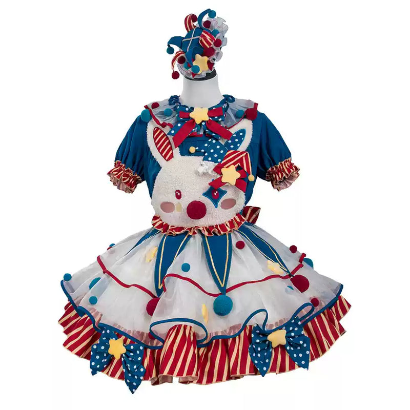 [pre-order] Circus Piero Bunny Dress Set Complete