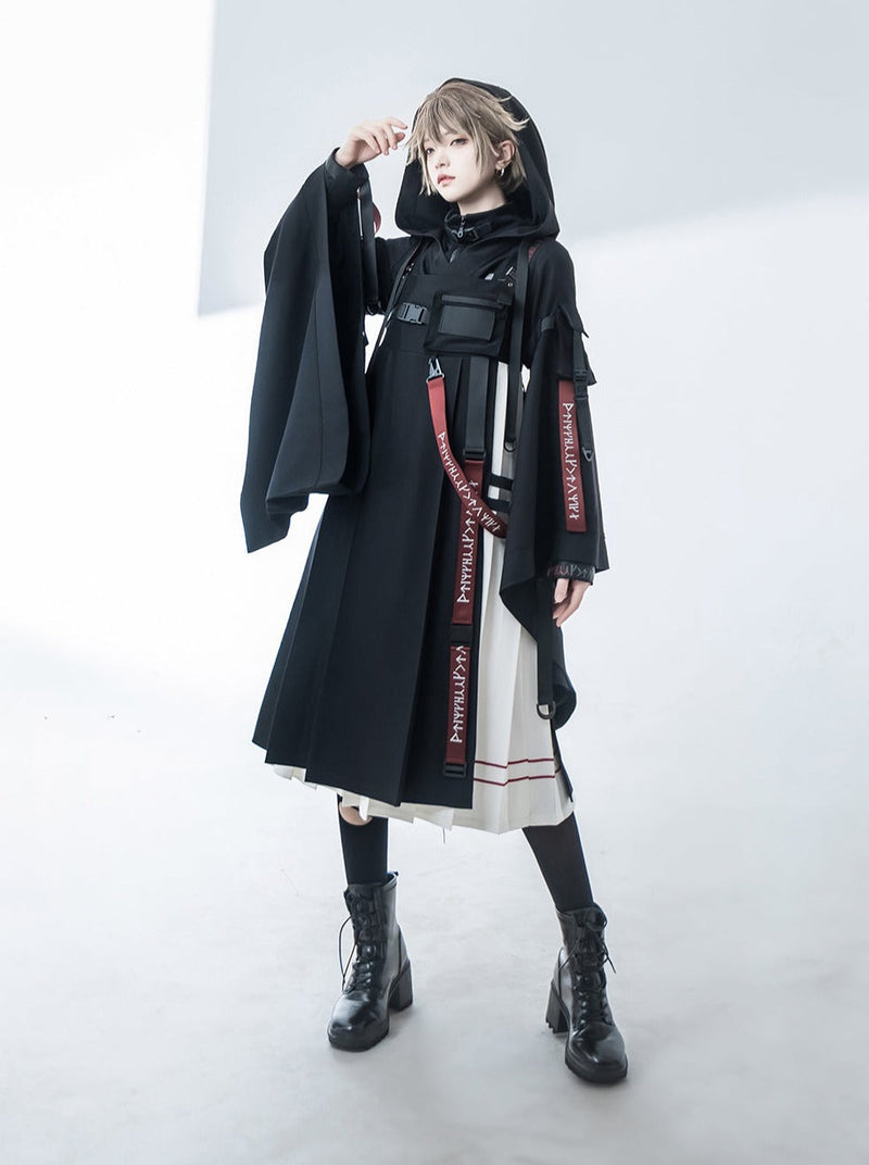 Wasteland Cool Hooded Cardigan + Jumper Skirt + Inner Top [pre-order]