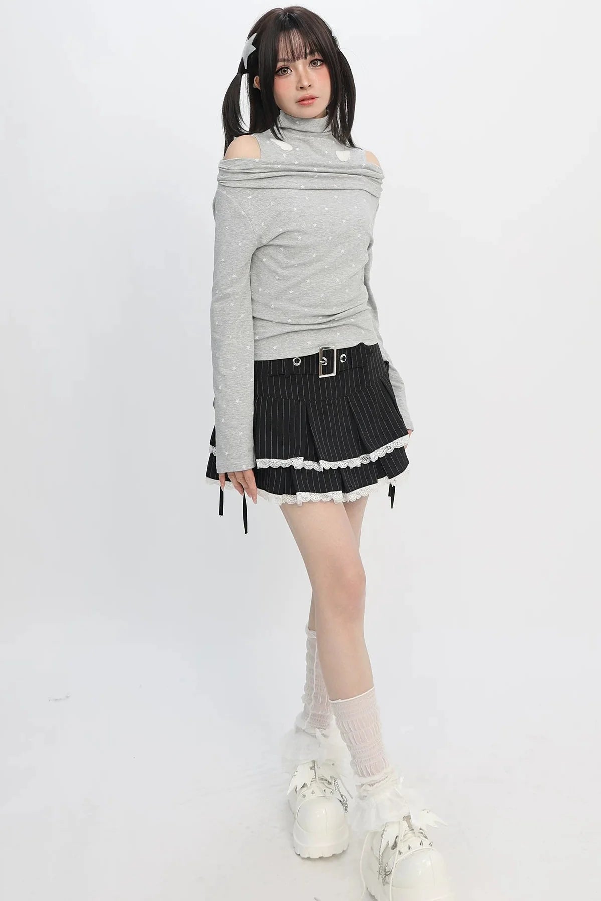 Angelic Neck Off-shoulder Top