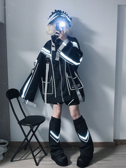 [angel Style] Charge Electronics Original Cyberpunk Sportswear Jacket