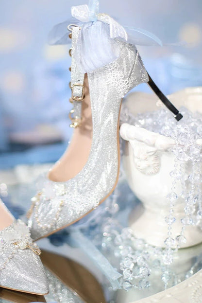 Streamer Ode Glitter High Heels