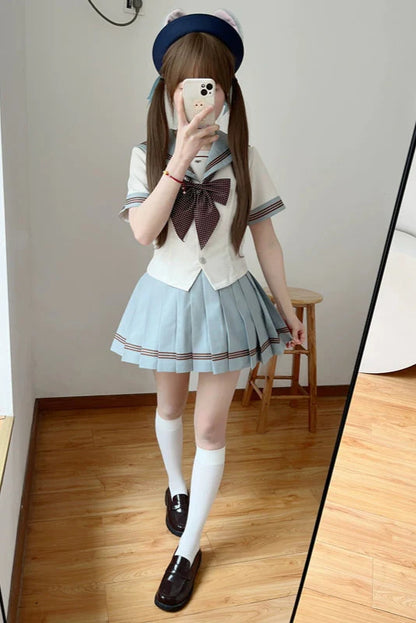 Milk Green Sailor Uniform