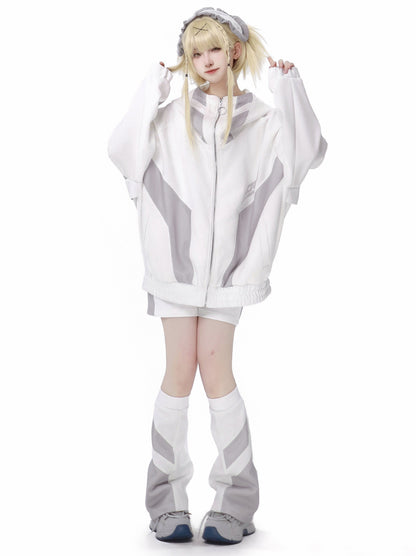 Subculture Jersey Jacket + Shorts + Headband + Leg Warmers