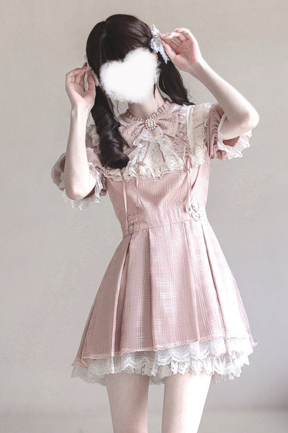 [pre-order] Sweet Plaid Sweet Girly Dress