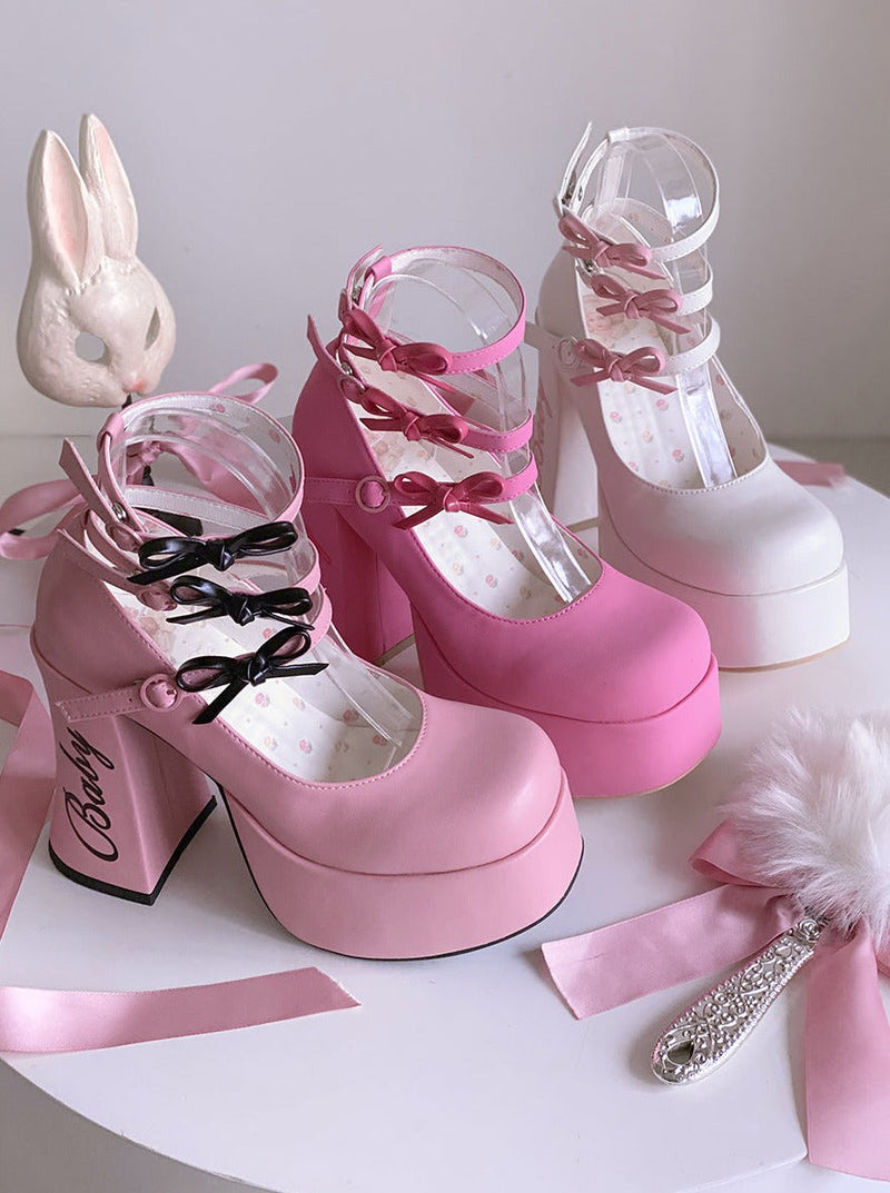 Logo Lolita Sweet Bow Shoes