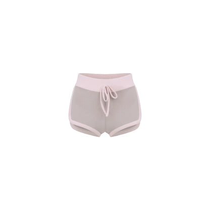 Gray Pink Sweetheart Jacket + Shorts