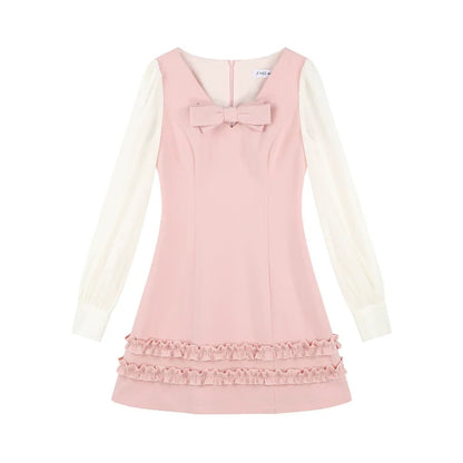 Sweet Pink Ruffle Dress