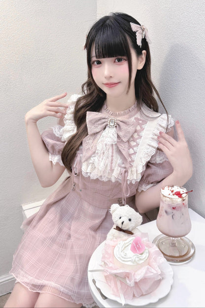 [pre-order] Sweet Plaid Sweet Girly Dress