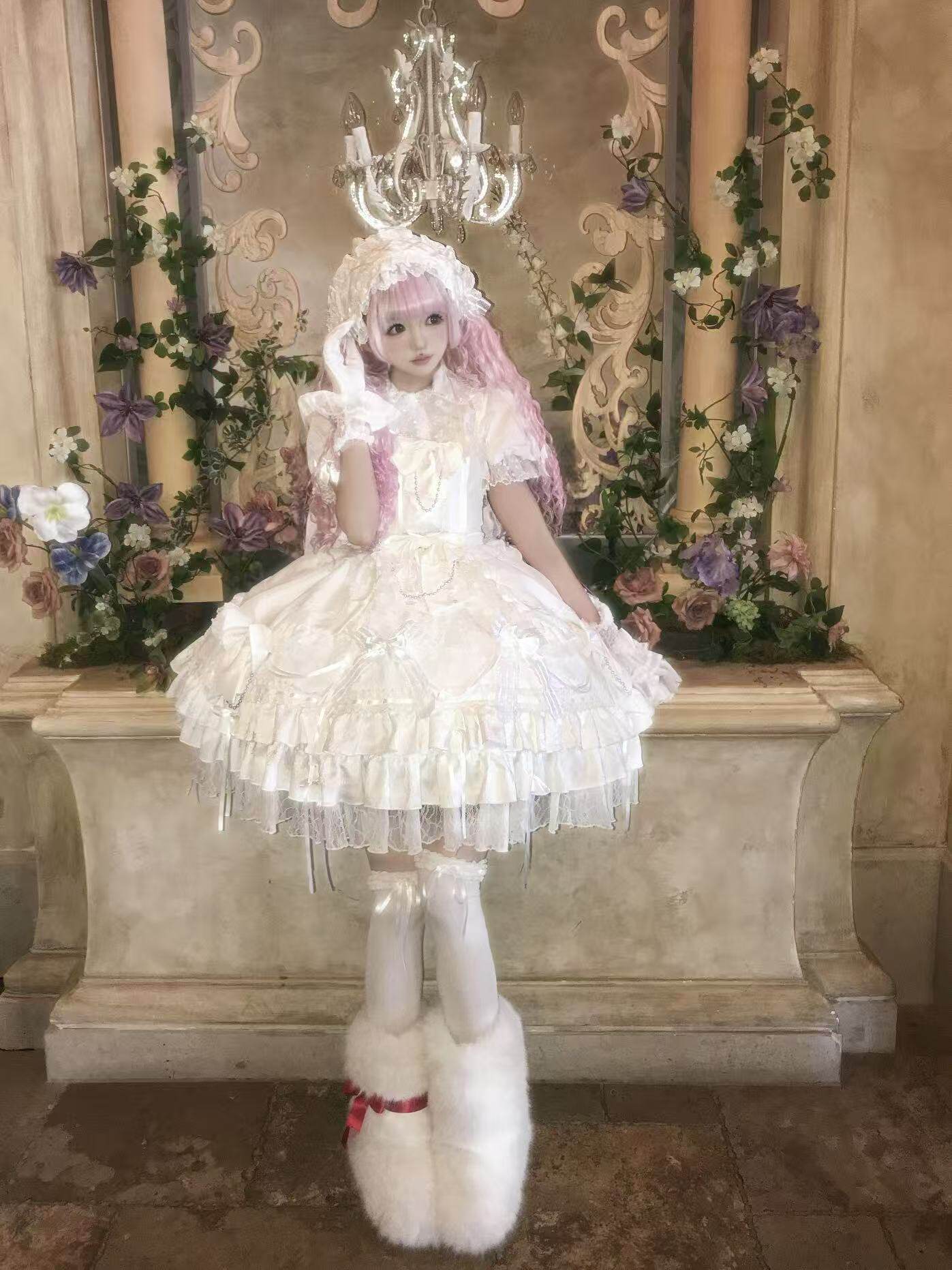 [pre-order] Magical Girl Tiered Dress + Full Set + Headdress