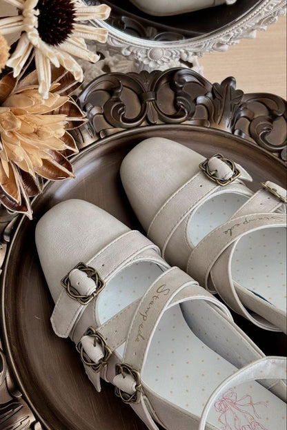 Retro Lolita Square Heel Shoes