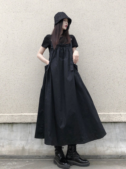 Loose Strap Mode Skirt