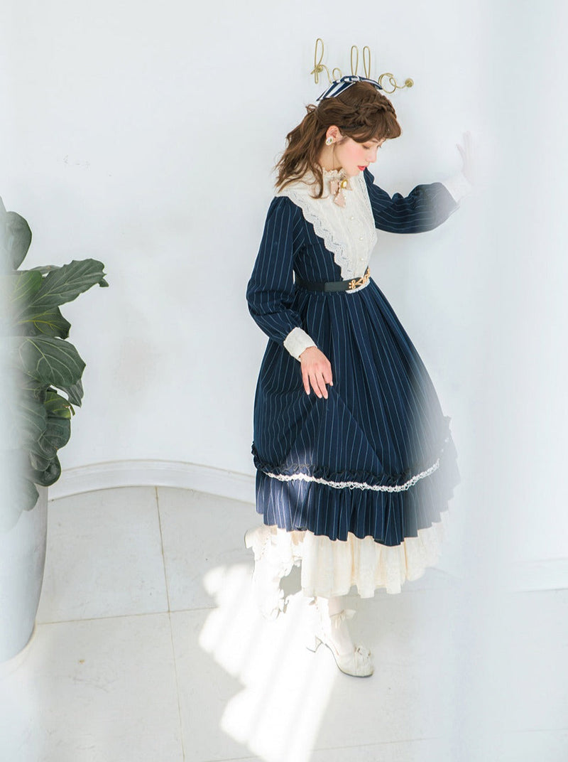 Classical Striped Volume Lolita Dress [pre-order]