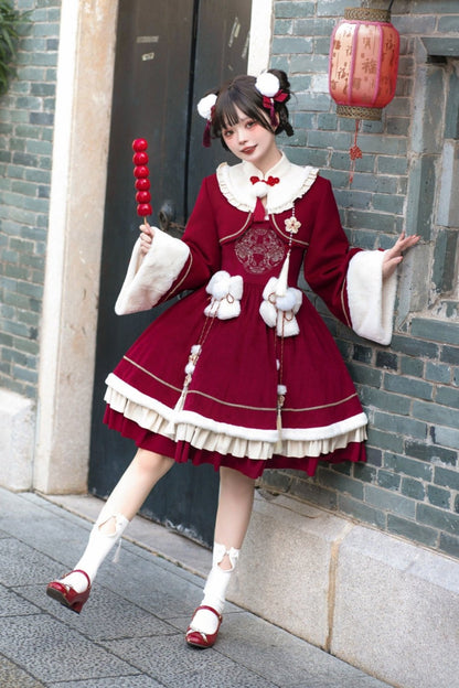 New Year Chinese-style Lolita Dress Set