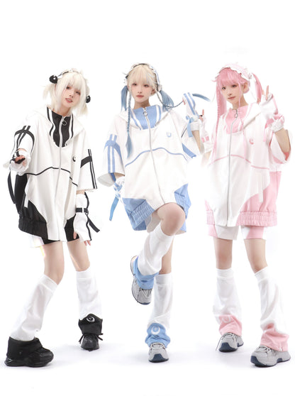 [angel Style] Subculture Cyber Jersey Set