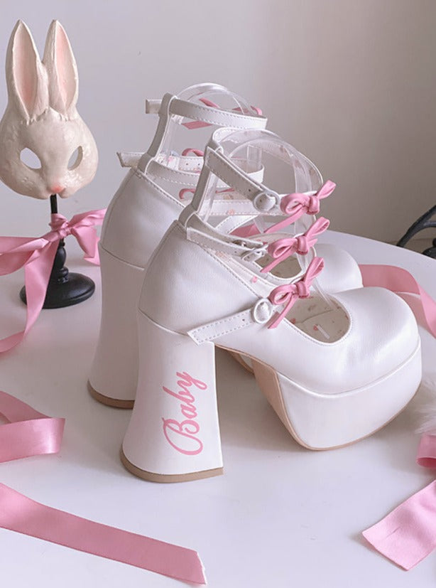 Logo Lolita Sweet Bow Shoes