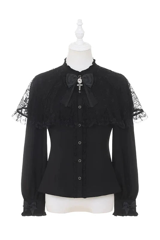 Cape Style Shirt + Cross Skirt + Hat