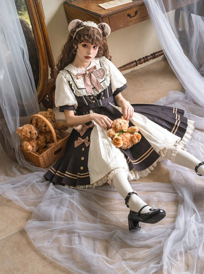 Chocolate Girly Retro Lolita Dress