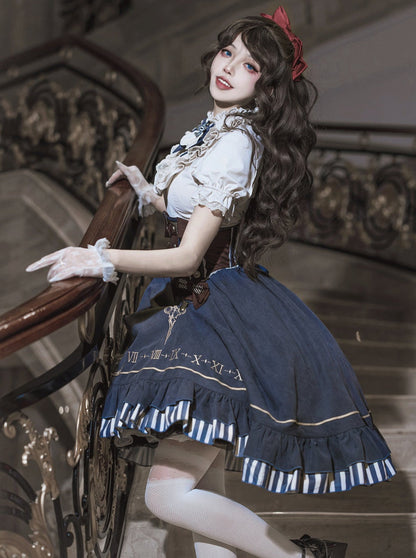 [pre-order] Lolita Retro Shirt + Belt + Skirt