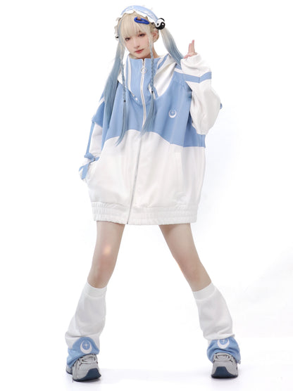 [angel Style] Mineral Series Subculture Cyber Jersey Set