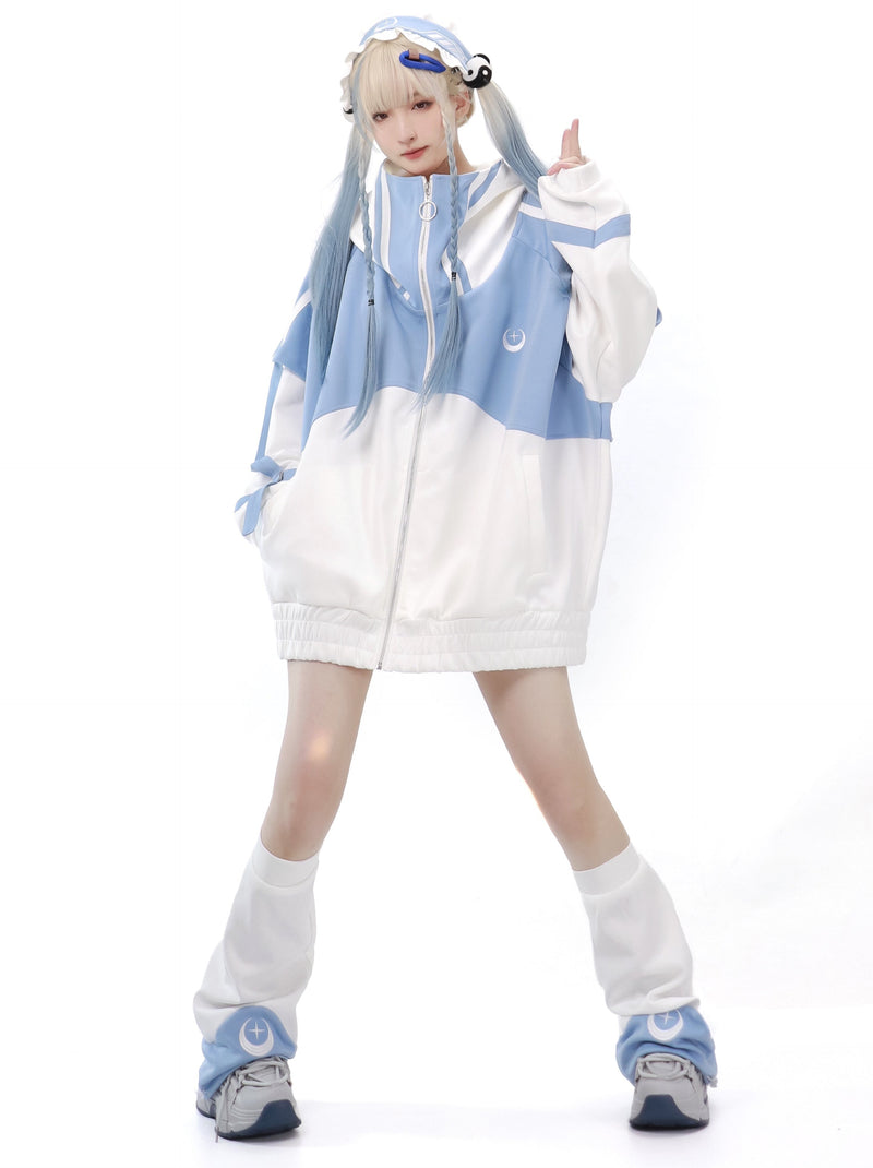 [angel Style] Mineral Series Subculture Cyber Jersey Set