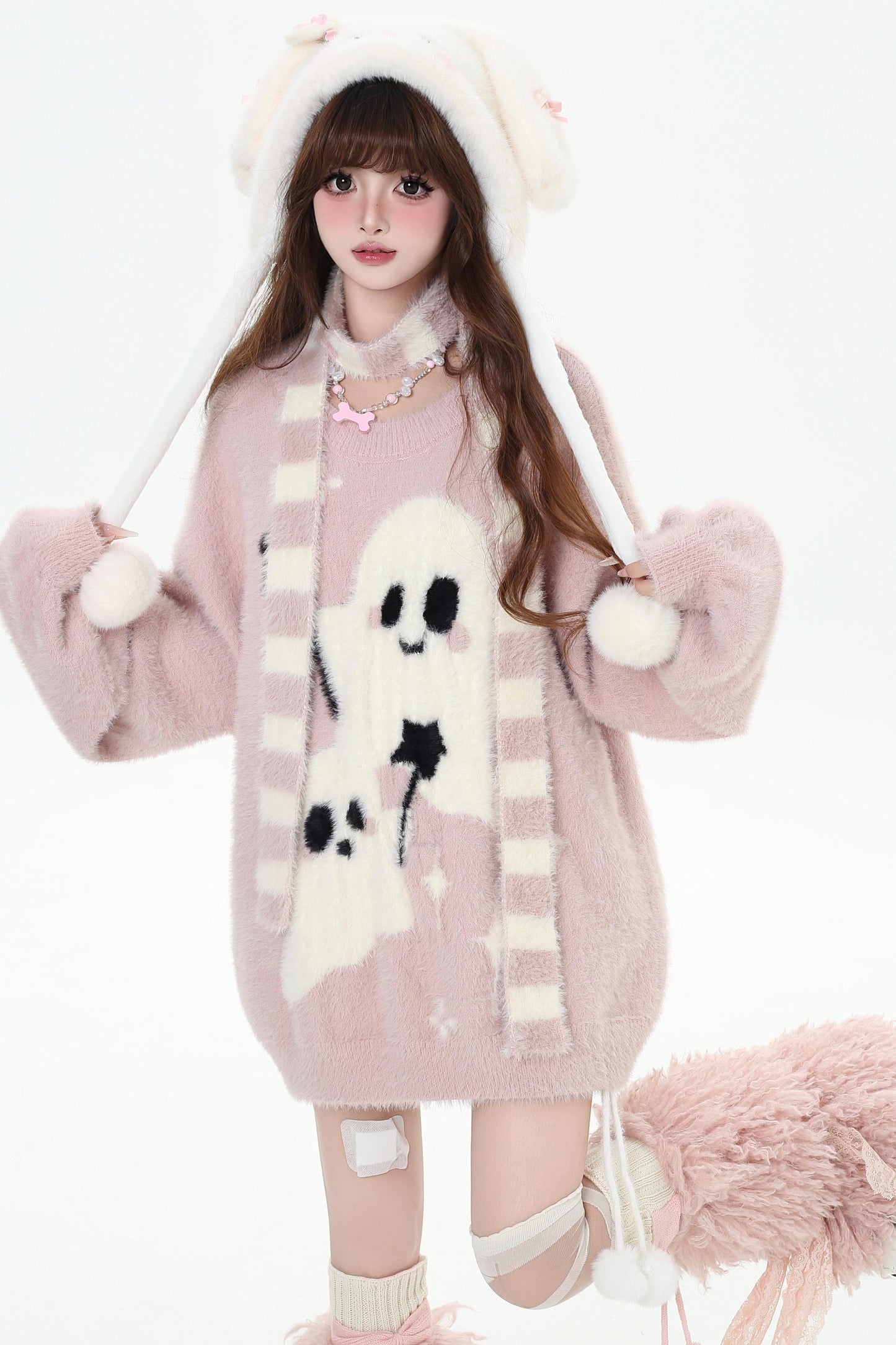 Ghost Over Tops + Scarf